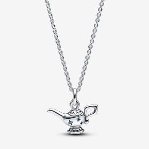 Pandora Aladdin Magic Lamp Pendant Collier Necklace Argento | 86LGBCDAI