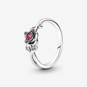 Pandora Beauty and the Beast Rose Ring Argento | 38OAVDWKF