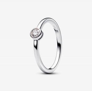 Pandora Bezel Ring 0.15 carat tw Sterling Silver Argento | 64XLMZARQ