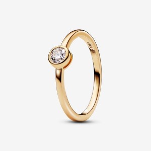 Pandora Bezel Ring 0.25 carat tw 14k Gold Oro | 57DCNRSVZ