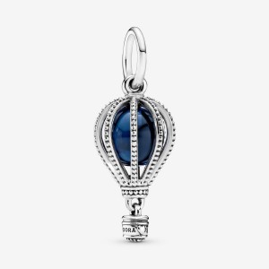 Pandora Blue Hot Air Balloon Travel Charm Colorate | 19LABHCEQ