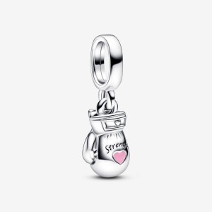 Pandora Boxing Glove Dangle Charm Argento | 63MCVNFKU