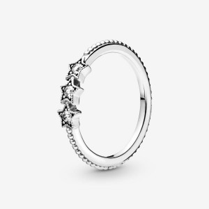 Pandora Celestial Stars Ring Argento | 96NZRLDEC