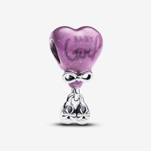 Pandora Color-changing Gender Reveal Girl Charm Argento | 19FTDGSZU