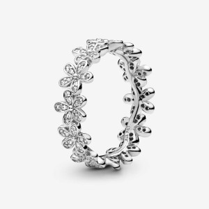 Pandora Daisy Flower Ring Argento | 02LQFYORX