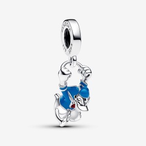 Pandora Donald Duck Dangle Charm Argento | 78ACHTXKO