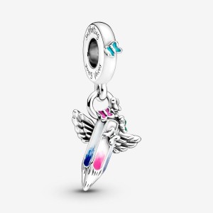 Pandora Dreams Of The Future Crayon Dangle Charm Argento | 57SQBYHGX