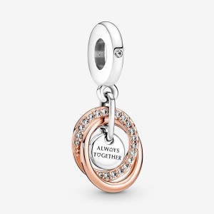 Pandora Family Always Encircled Dangle Charm Colorate | 24VKUPCZF