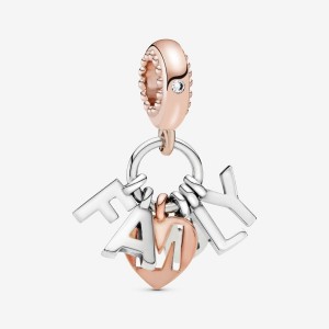 Pandora Family Letters Dangle Charm Colorate | 20YDCHAMO