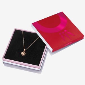 Pandora Festive Bell Charm & Necklace Gift Set Colorate | 35ZWLVDKU