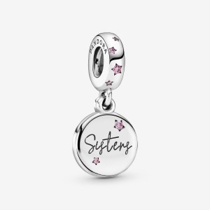 Pandora Forever Sisters Dangle Charm Colorate | 29WOHBVLP