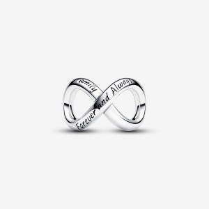 Pandora Forever & Always Infinity Charm Argento | 10YQDENHL