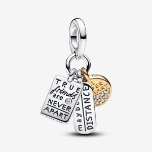 Pandora Friendship Triple Dangle Charm Colorate | 57UALSBWT