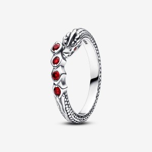 Pandora Game of Thrones Dragon Sparkling Ring Argento | 45PDLSGIX