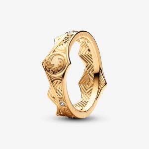 Pandora Game of Thrones House of the Dragon Crown Ring Oro | 39UNBTGEW