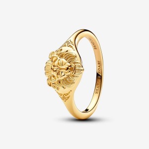 Pandora Game of Thrones Lannister Lion Ring Oro | 08ZUBOMDS
