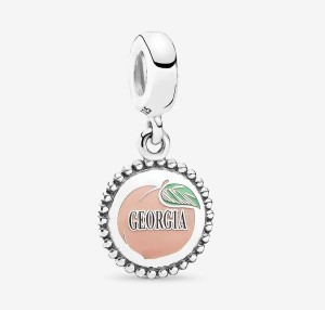 Pandora Georgia Dangle Charm Argento | 72AEGVDRK