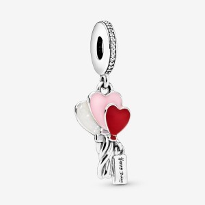 Pandora Happy Bday Balloon Dangle Charm Colorate | 25UXTHJDG