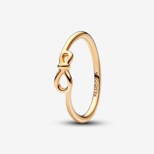 Pandora Infinity Knot Ring Oro | 58EVZRHTF