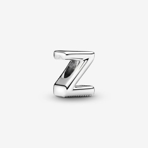 Pandora Letter Z Alphabet Charm Argento | 06CVGWAYZ