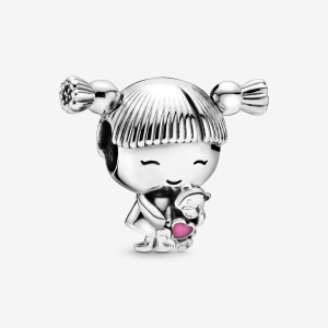 Pandora Little Girl Charm Argento | 86SKIHNQR