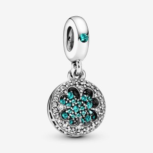 Pandora Lucky Four Leaf Clover Dangle Charm Argento | 10TDRLIHB