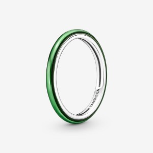 Pandora ME Laser Green Ring Argento | 67HUVSPTC