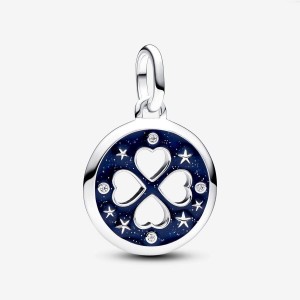 Pandora ME Lucky Medallion Charm Argento | 90QONFDES