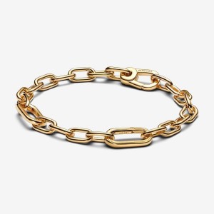Pandora ME Small-Link Chain Bracelet Oro | 01IOJYAGT