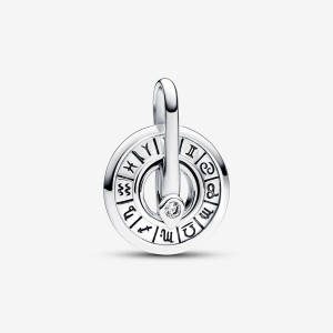 Pandora ME Zodiac Wheel Medallion Charm Argento | 70GSYXHKT