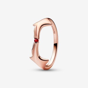 Pandora Marvel Scarlet Witch Ring Rosa Oro | 07FDJAXRM