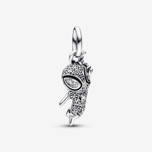 Pandora Marvel Spider-Man Pave Pendant Argento | 27SRAFEGO