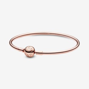 Pandora Moments Bangle Rosa Oro | 31INQACET