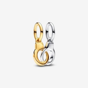 Pandora Openable & Splittable Handcuffs Dangle Charm Colorate | 31KRAGLMI