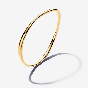 Pandora Organically Shaped Bangle Oro | 65NXCYSWH