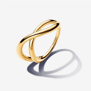 Pandora Organically Shaped Infinity Ring Oro | 19EMZYBSF