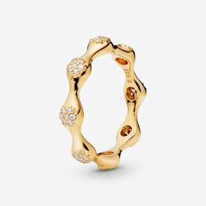 Pandora Pave Modern LovePods Ring - FINAL SALE Oro | 81DZGILQH