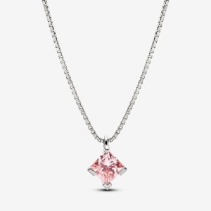 Pandora Pendant Necklace 1.00 carat tw 14k White Gold Bianche Oro | 47GTMEAVB
