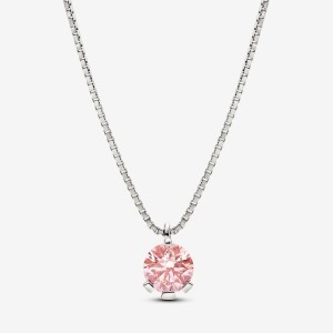 Pandora Pendant Necklace 1.00 carat tw 14k White Gold Bianche Oro | 87DYILZQJ