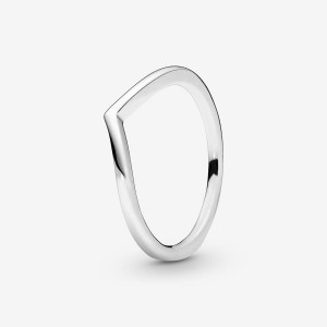 Pandora Polished Wishbone Ring Colorate | 58YRASVPC