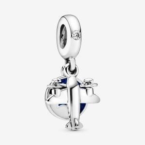 Pandora Propeller Plane Dangle Charm Colorate | 05IUXCFQP