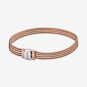 Pandora Reflexions Multi Snake Chain Bracelet Colorate | 34DGKCYME