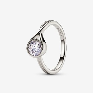 Pandora Ring 0.75 carat tw 14k White Gold Bianche Oro | 48ENHGWZP