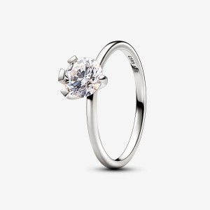 Pandora Ring 1.00 carat tw 14k White Gold Bianche Oro | 84ZQEJNRS