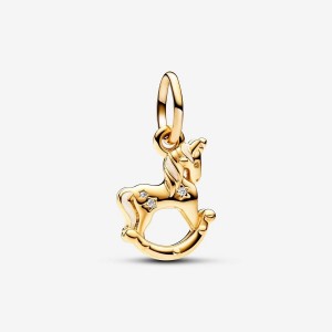 Pandora Rocking Unicorn Dangle Charm Colorate | 10NGIMZLC