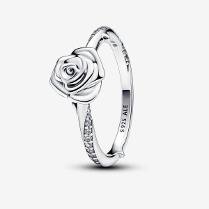Pandora Rose in Bloom Ring Argento | 15MYHSRGP