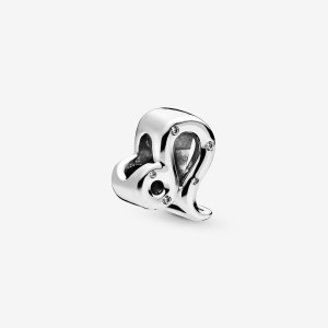 Pandora Sparkling Leo Zodiac Charm Argento | 74KDQBPGW
