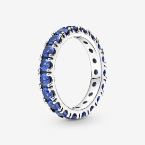 Pandora Sparkling Row Eternity Ring Argento | 29GNEQZOX