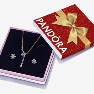 Pandora Sparkling Snowflake Jewelry Gift Set Colorate | 57IMBORCJ