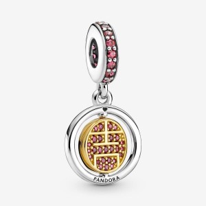 Pandora Spinning Lucky Dangle Charm Colorate | 04NSYMDKO